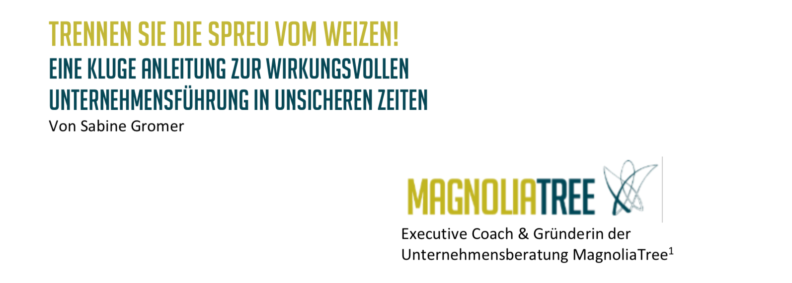 Trennen Sie die Spreu vom Weizen! Österreichischer Gewerbeverein ÖGV