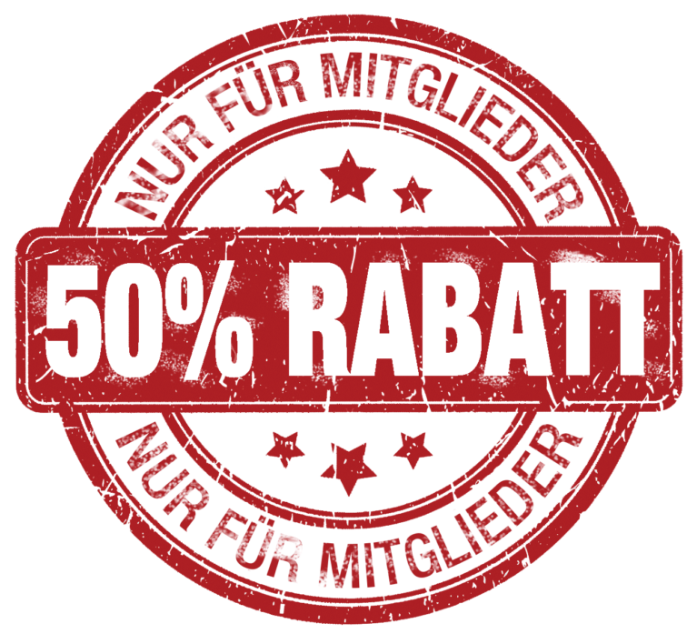 stempel 50prozent