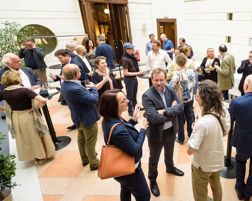 Ögv, reden wir über die zukunft mit… beate meinl reisinger at palais eschenbach, vienna, austria, on wednesday, may 11, 2022.