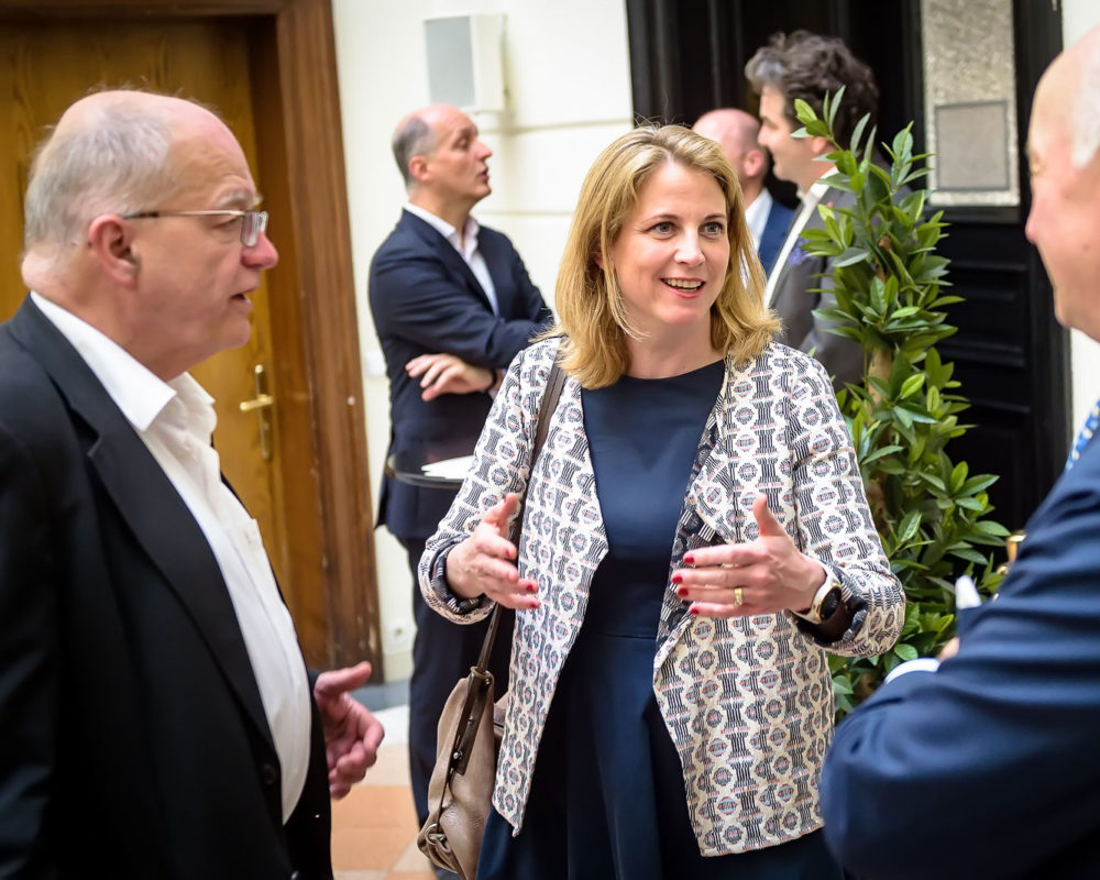 Ögv, reden wir über die zukunft mit… beate meinl reisinger at palais eschenbach, vienna, austria, on wednesday, may 11, 2022.