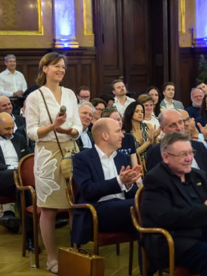 Ögv, reden wir über die zukunft mit… beate meinl reisinger at palais eschenbach, vienna, austria, on wednesday, may 11, 2022.