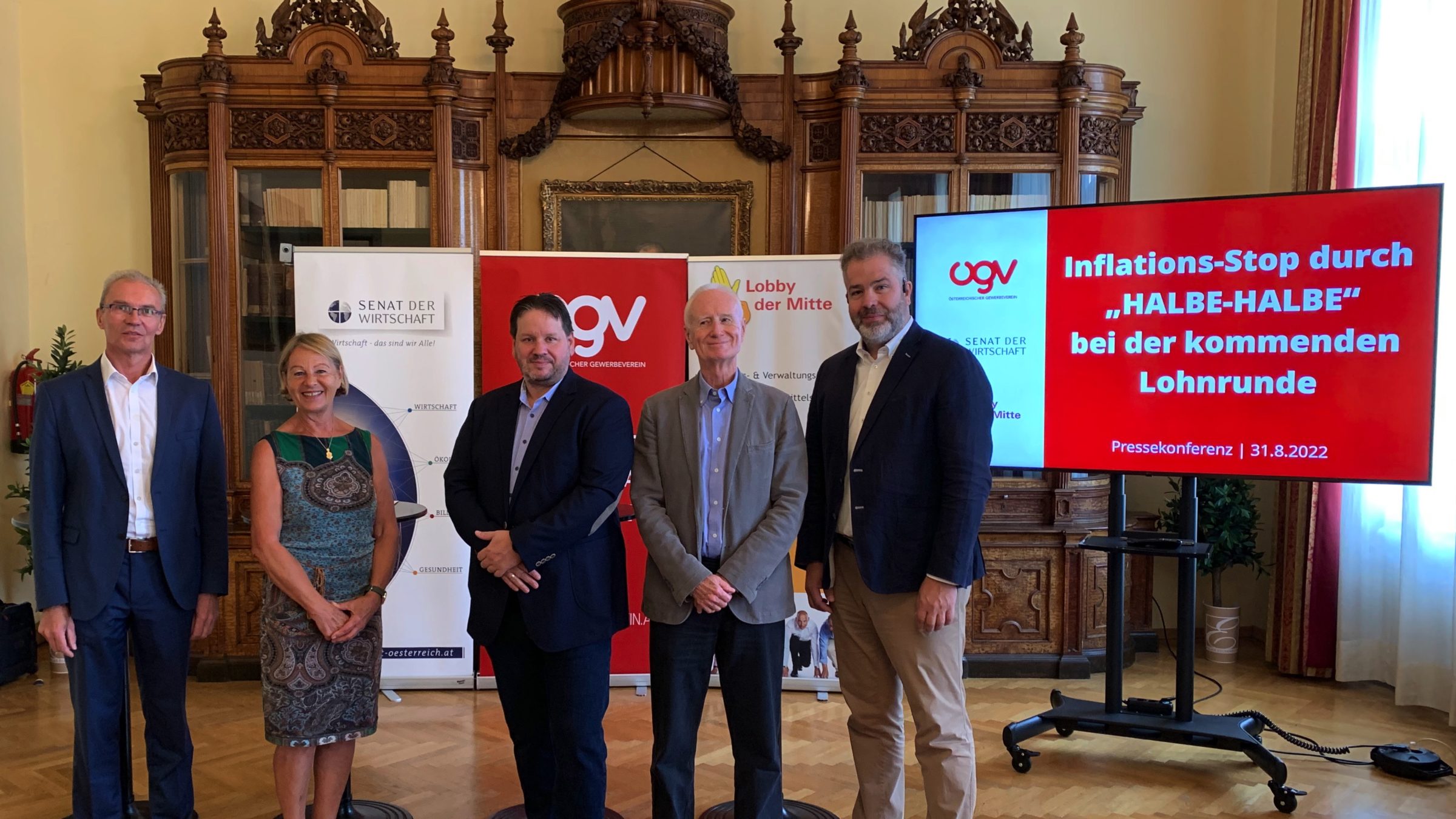 ÖGV #ÖsterreichGemeinsamVoranbringen: Große Zustimmung zu „Inflations-Stop durch HALBE-HALBE“ Konzept