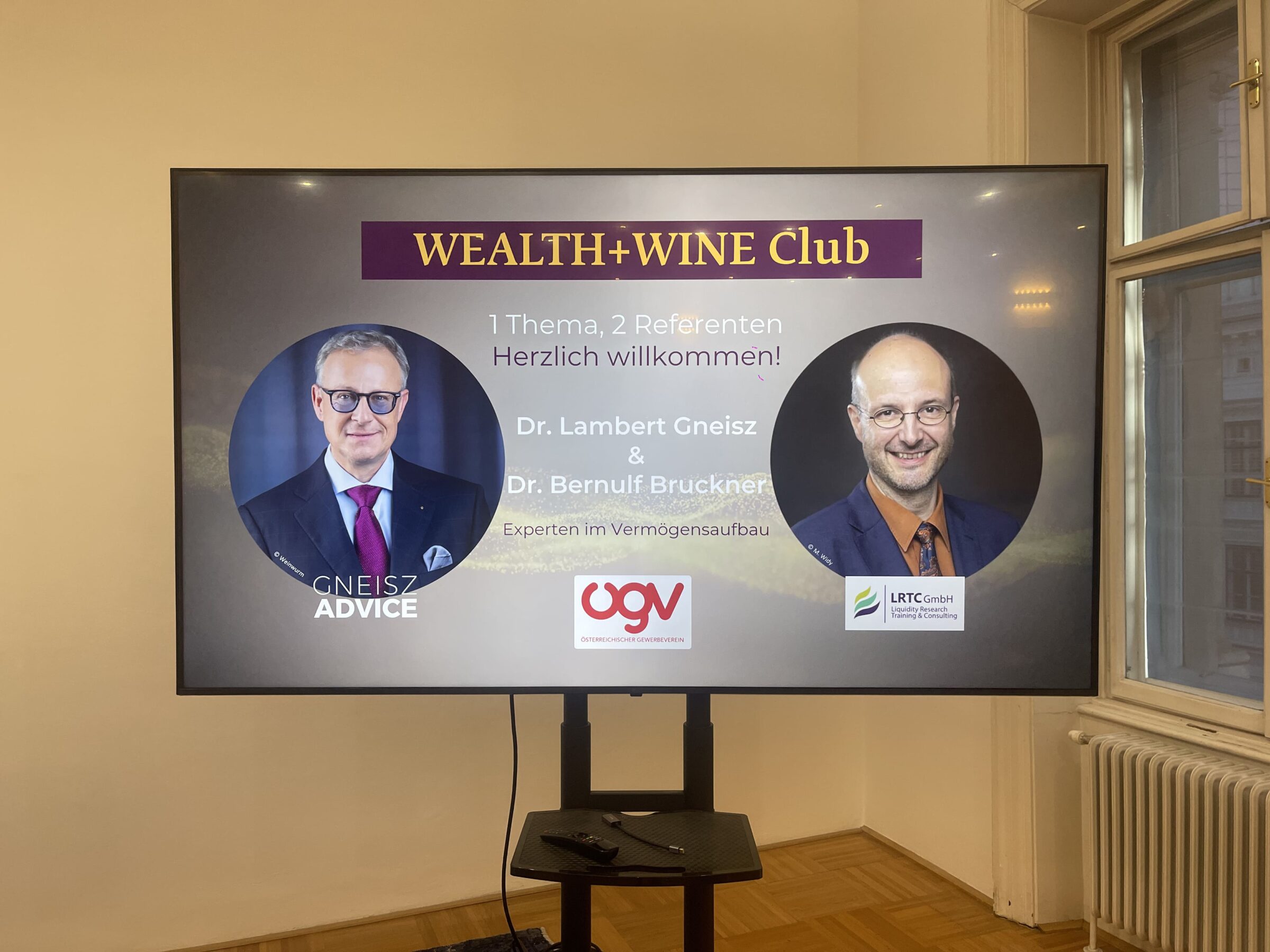 ÖGV Neuigkeiten: Rückblick Wealth+Wine Club