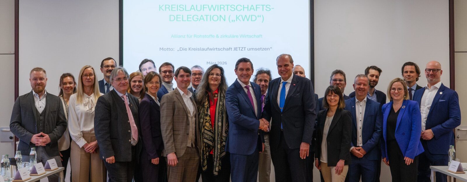 Kreislaufwirtschaftsdelegation: Allianz für Rohstoffe und zirkuläre Wirtschaft